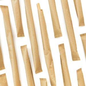 Individually wrapped reed straws (500 straws)